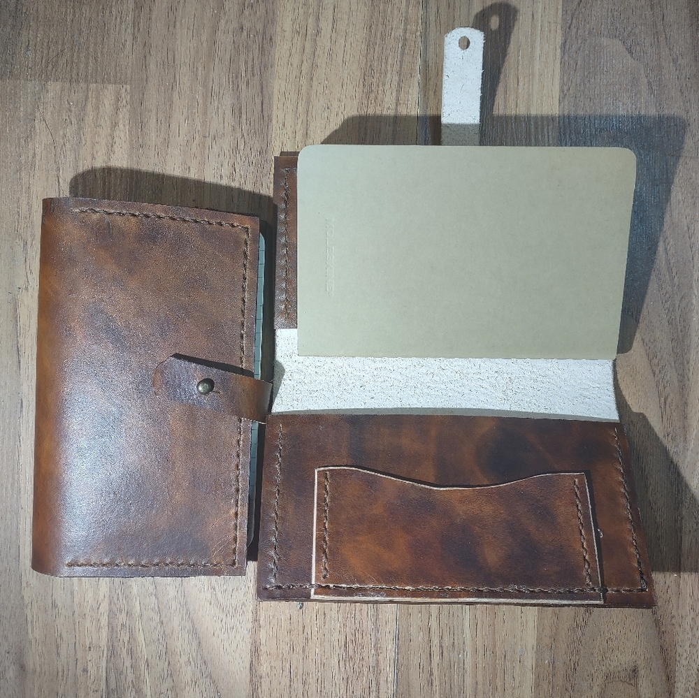 Lot of 2 handmade field note covers